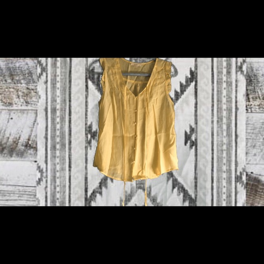 Yellow blouse